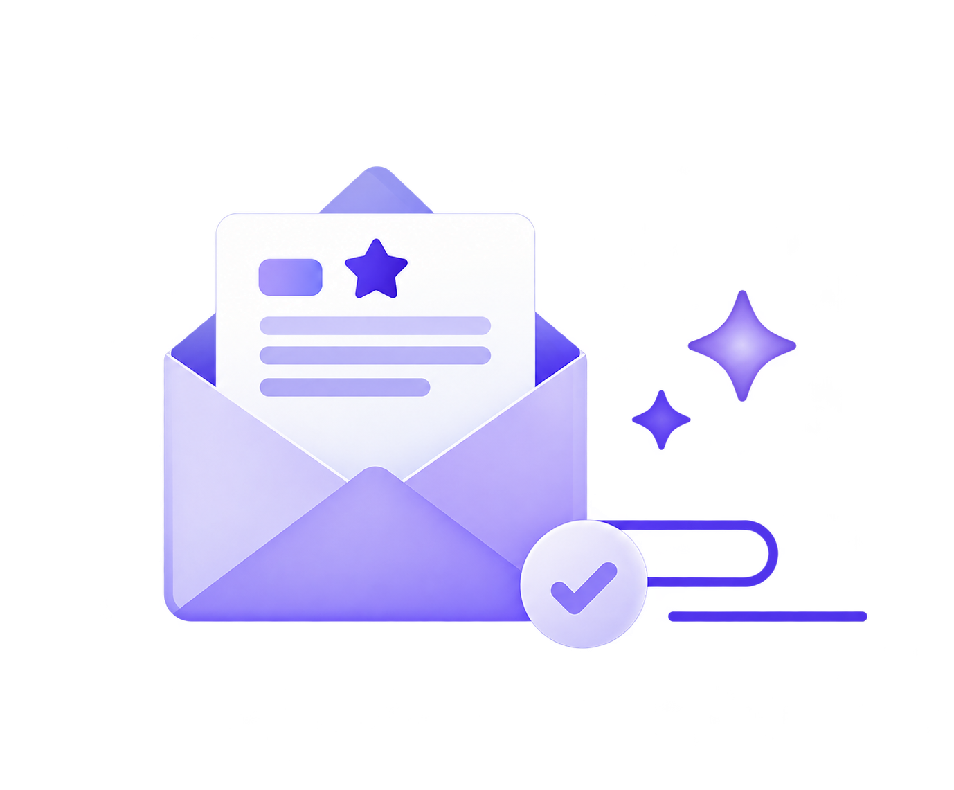 Email Communication Illustration